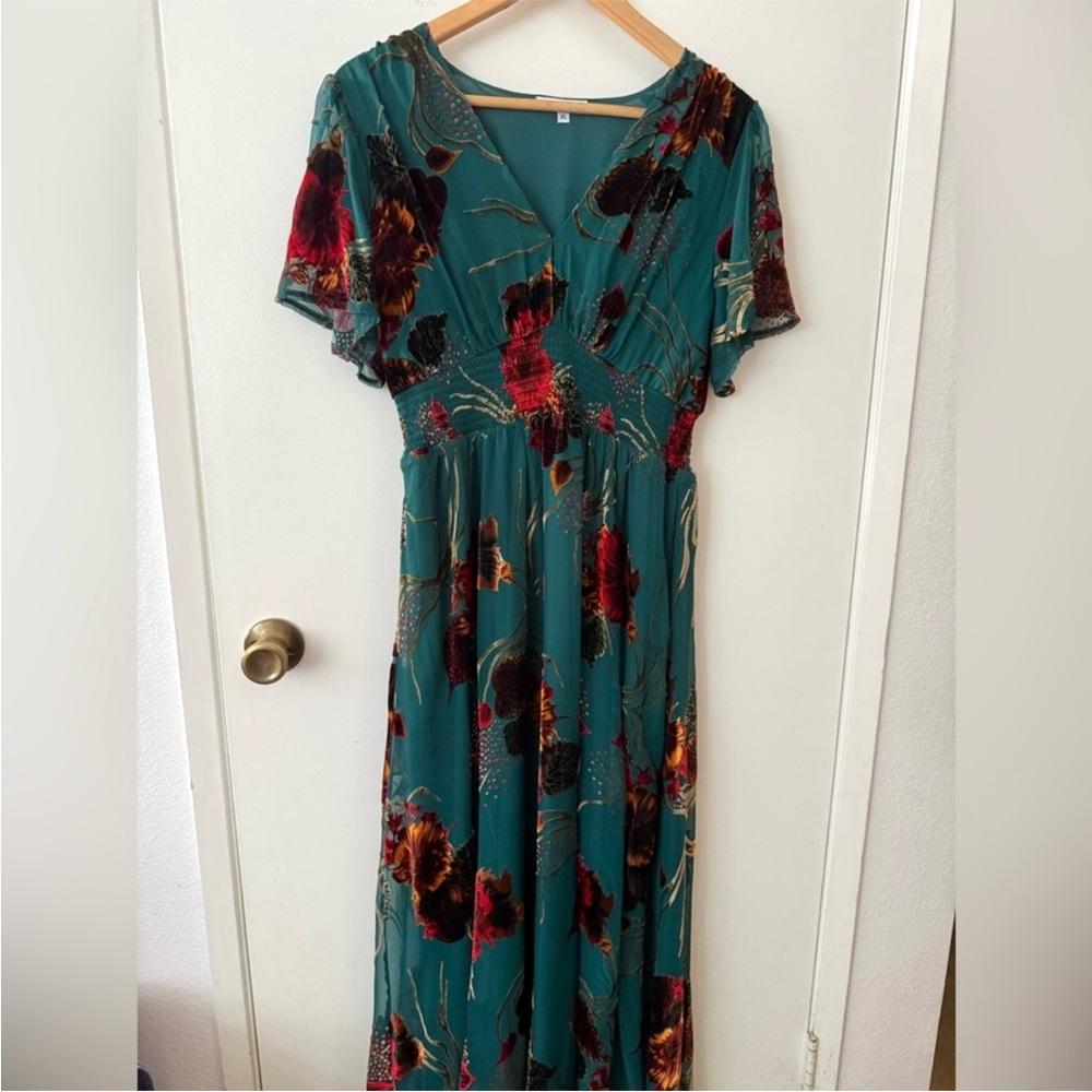 Baltic Born Valen Maxi Dress Jade Green Size XL - Picture 4 of 7
